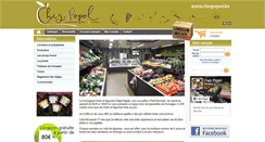 Desktop Screenshot of chezpopol.be